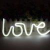 Superstar Love Me Now Wall/Desk Lamp Table/Wall Lamp Love White