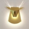 Golden Tjur BW, Wall/Bed Lamp Wall lamp Gold