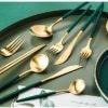 Teaspoon Set By Rosseta | Gold And Silver | Rosseta Home