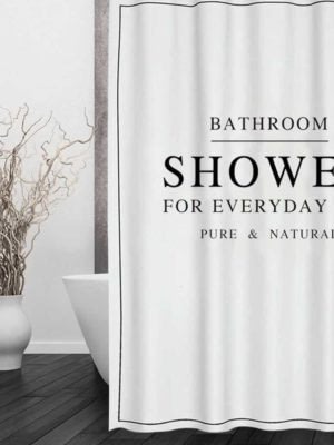 Happy Shower For Luxe Shower Curtain Shower curtain