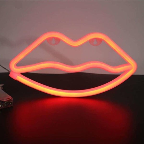 Superstar Love Red Lips Wall/Table Light Table/Wall Lamp
